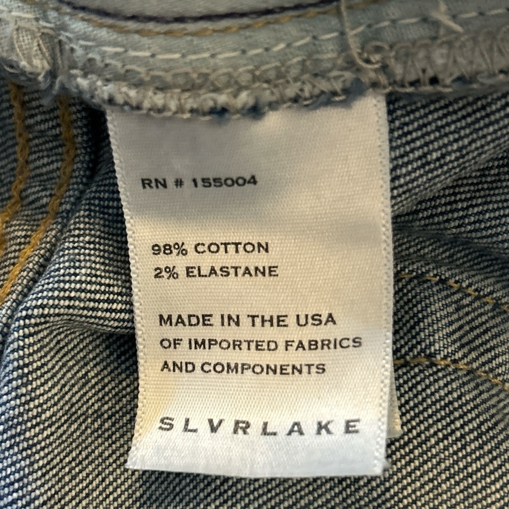 NWOT SLVRLAKE Reese Bootcut Jeans Size 27. Color- Heart of mine. - Picture 8 of 9